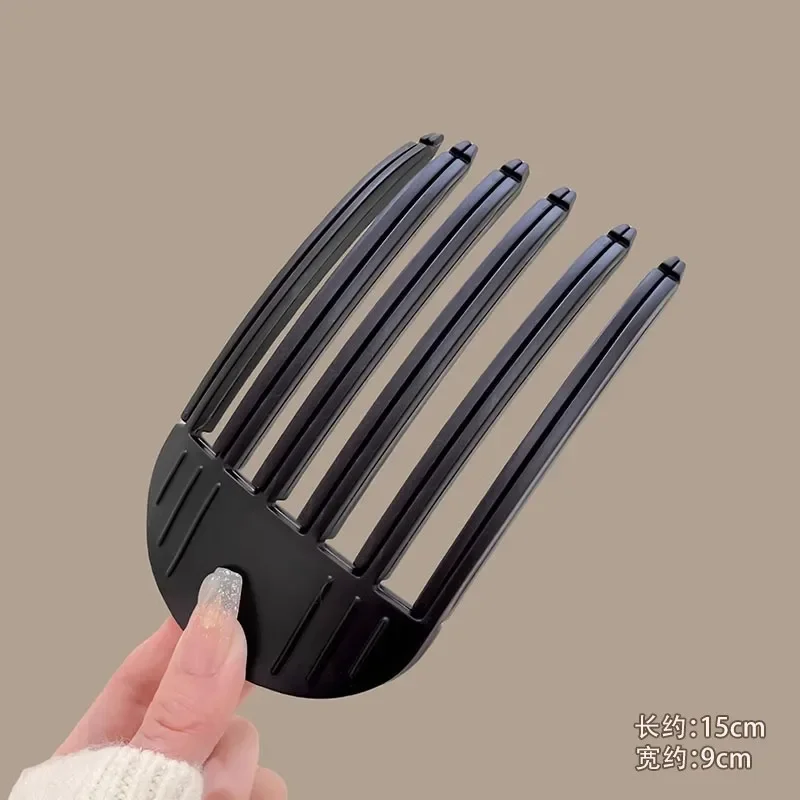 2pcs Fluffy Hairpin Curling Bangs Clips Hair Roots Volumizing Hairclips Set Women Curling Fixed Clip Volume Hair Roller: light yellow