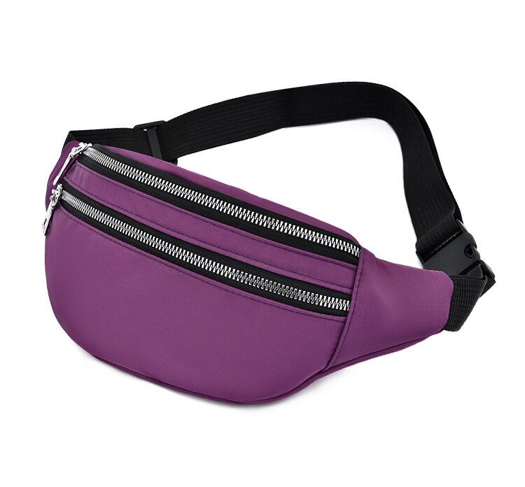 Marsupi Delle Donne di modo 2020 nuovo Pacchetto di Fanny Esecuzione di Sport del Sacchetto Dell'anca Delle Signore Della Cinghia Bum Bag: purple