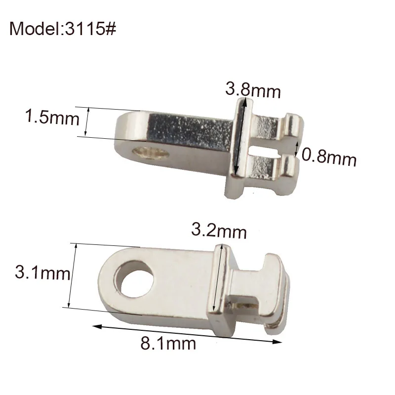 20pcs(10pairs) Eyeglasses Hinge repair Replacement Glasses Single Double Tooth Hinge Repair Accessory: Gold