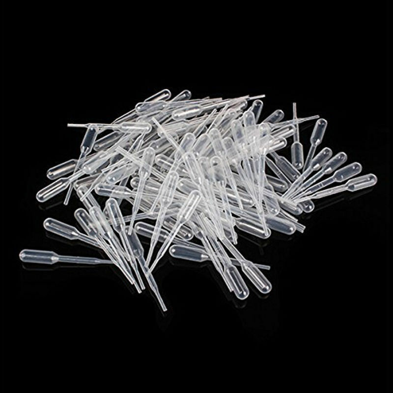 25-100PCS 0.2/0.5/1/2/3/5/10ML Practical Transparent Pipettes Disposable Safe Plastic Eye Dropper Transfer Graduated Pipettes