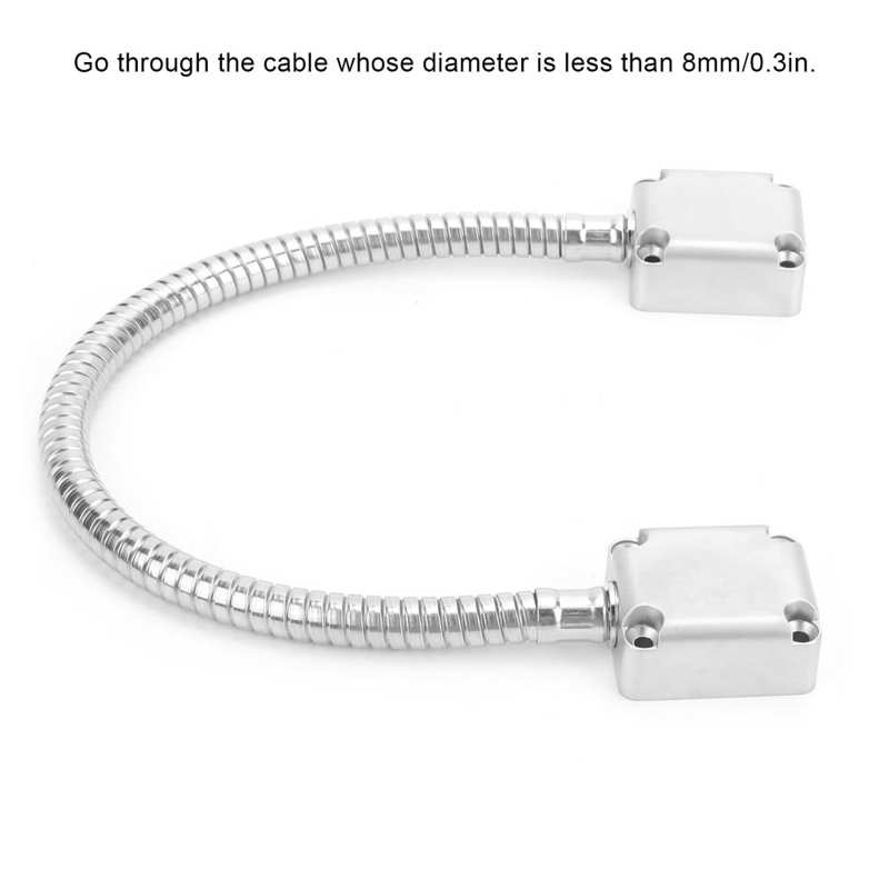 401 Stainless Steel Door Loop Wire Cable Protector for Exposed Mounting Access Control