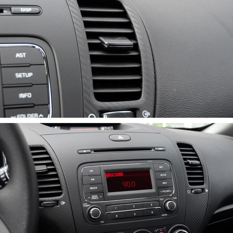 Kit de reparación de Clip de lengüeta de salida de ventilación de aire delantera izquierda/Centro/Derecha A/C para Kia K3 accesorios de Interior de coche negro