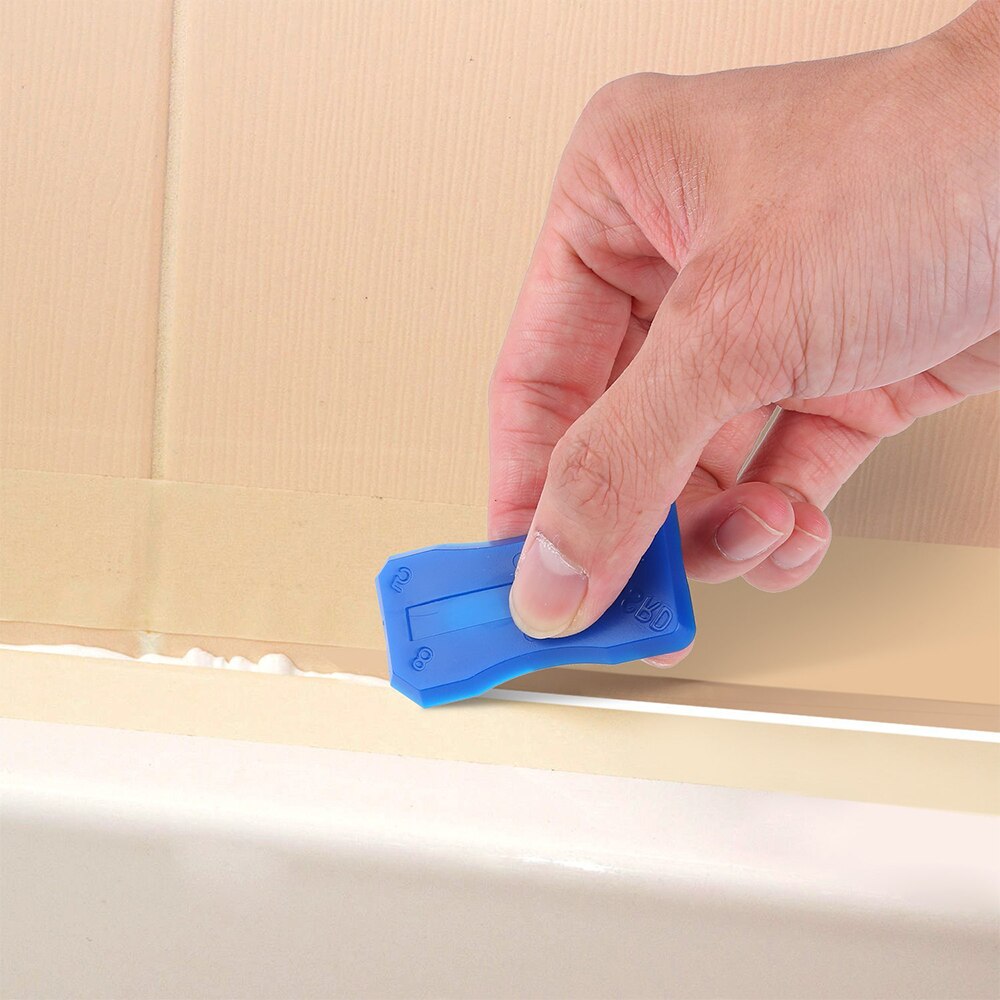 6pcs Scraper Caulk Remover Scraper and Sealing Tape Silicone Sealant Caulking Tool Kit