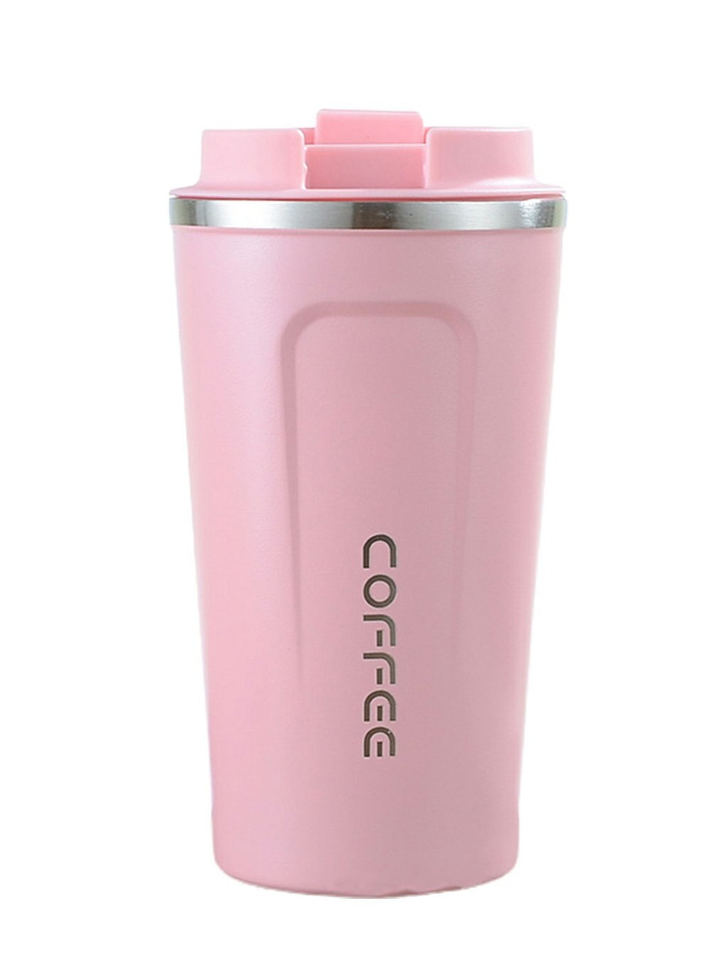 510ml Thermos Flask Coffee Mug Dobble Thickened Big Car Thermos Mug Travel Thermo Cup Thermosmug For Vacuum Flask: sky blue