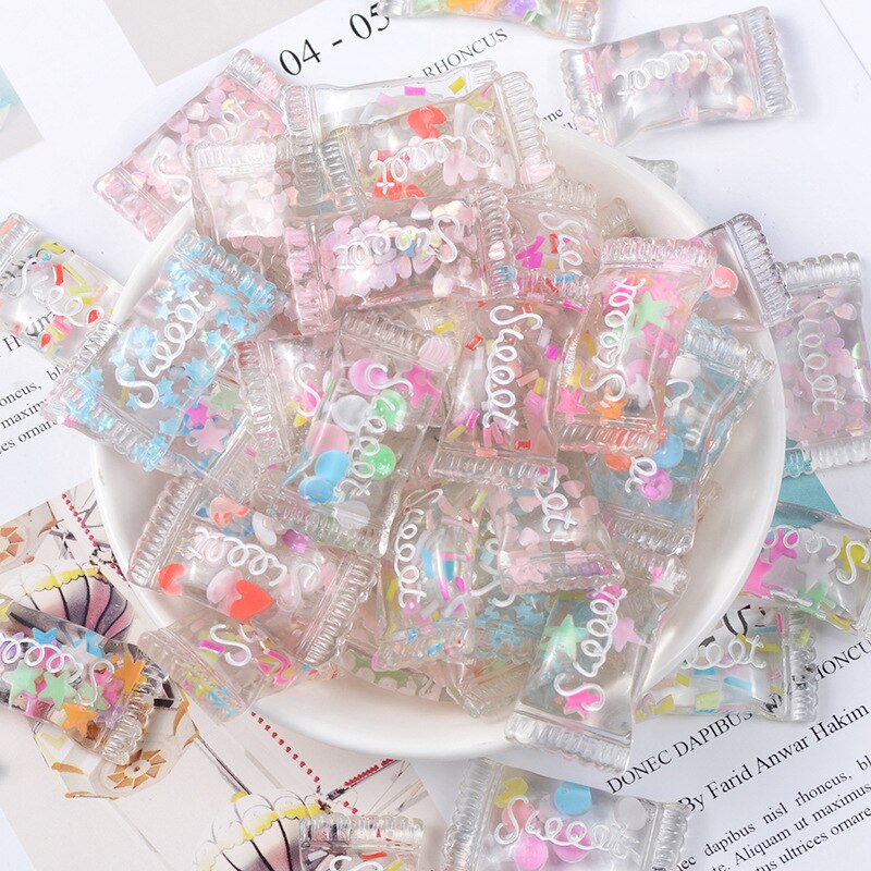 Sweet Candy Charms For Slime Diy Polymer Filler Addition Slime Accessories Toys Lizun Powder Modeling Clay Kit For Children