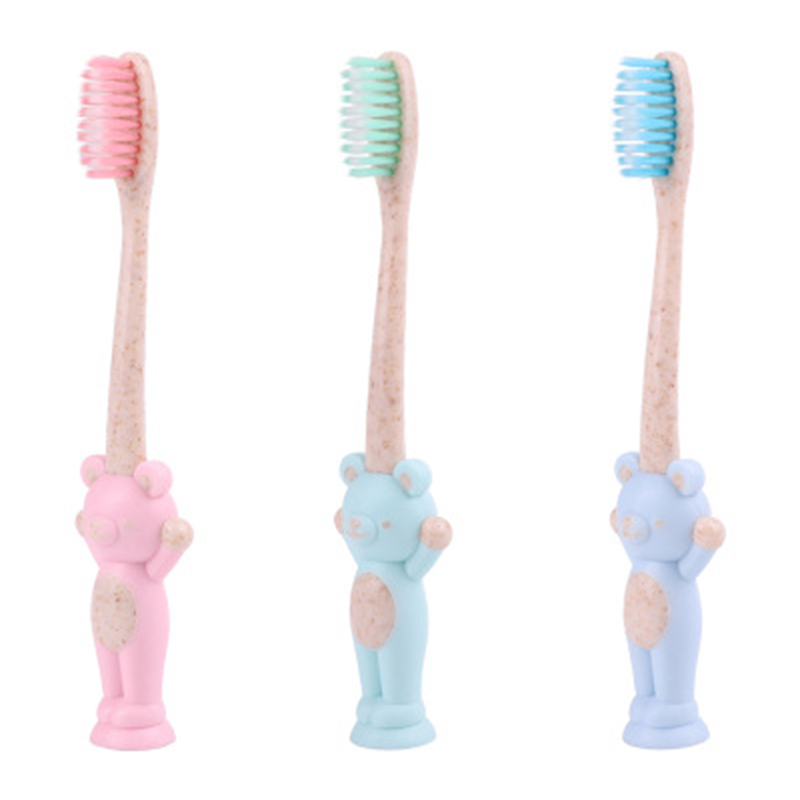 3Pcs/set Kids Cartoon Soft-bristled Toothbrush Children Cute Bear Styles Toothbrush Baby Training Toothbrushes Kid Tooth Nursing