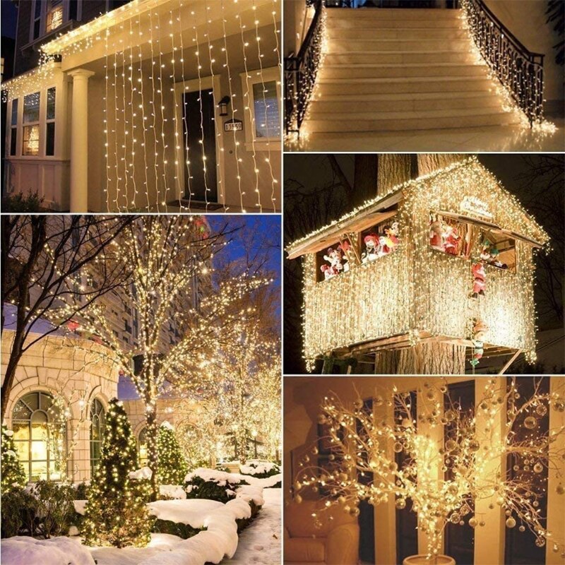 Lights String Outdoor Waterdicht Kerst Dag Party Sprookje Lamp Bruiloft Huishoudelijke Jaar Decoratie