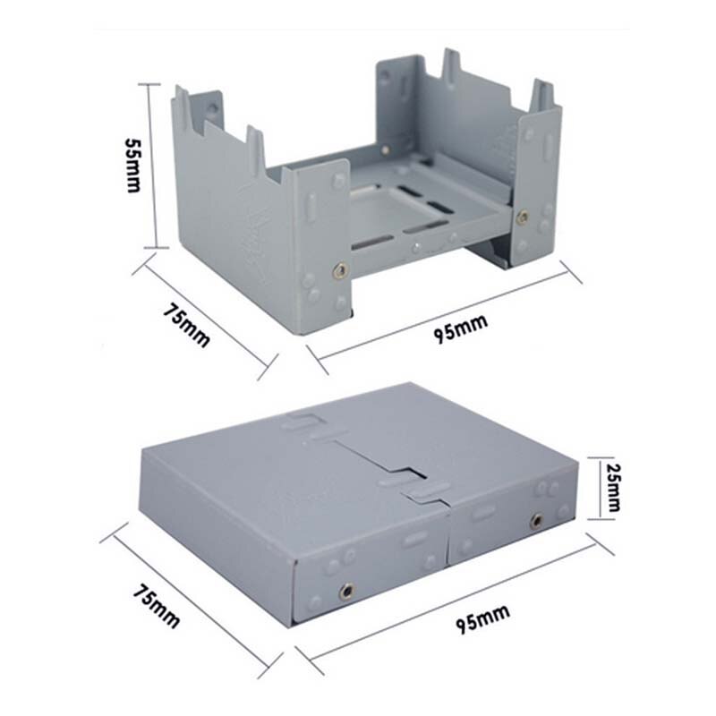 draussen Alkohol Herde Mini Faltbare Solide Kraftstoff Wachs Herde Tragbare Camping Alkohol Brenner Leichte Picknick Alkohol Herde
