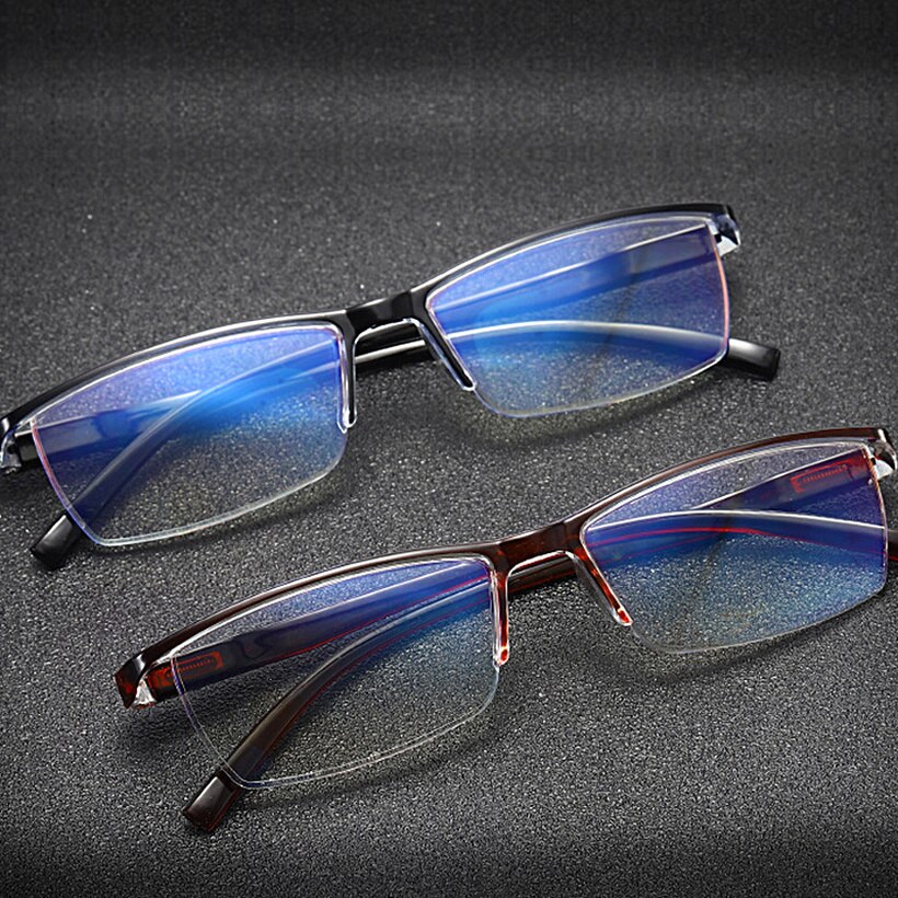 Gafas de lectura bifocales para hombres y mujeres, lentes bifocales de lectura con acabado Anti luz azul, dioptrías + 1,5 2,0 + 2,5 3,0 3,5