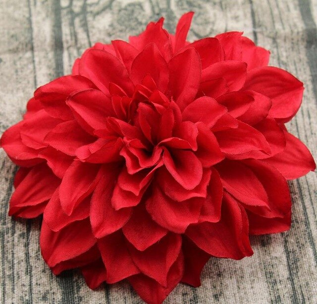 15CM duże sztuczne jedwabiu dalia kwiat głowy domu DIY ślub kompozycja kwiatowa dekoracji akcesoria 1 sztuk: 8