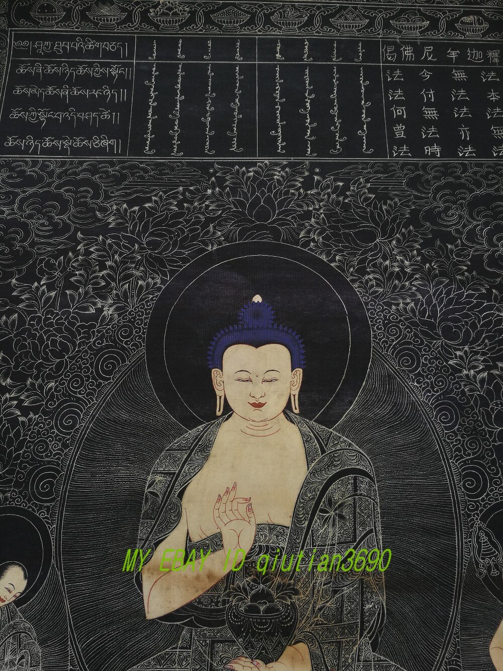 Nepal tibetaanse thangka schilderijen oude thangka collectie  t02