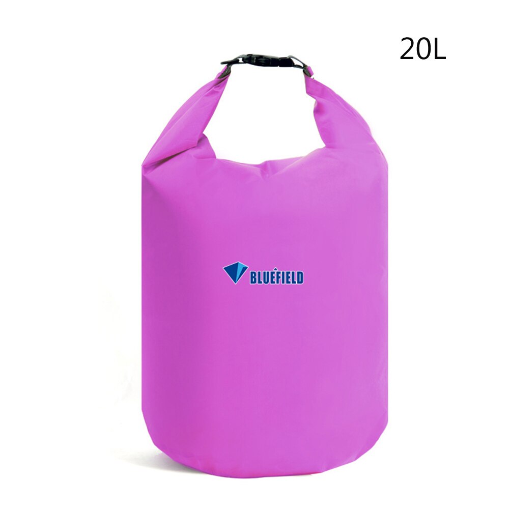 10L-70L Waterdichte Dry Bag Pack Zwemmen Camping Beach Varen Kajakken Rivier Trekking Drifting Dry Bag Drijvende Zeilen Sack: Purple 20L