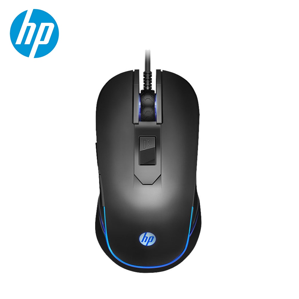 HP M200 Gaming Mouse Macro Wired Ergonomics 2400 DPI RGB Silent Game Mouse for PC Computer Laptop Mice Pro Gamer