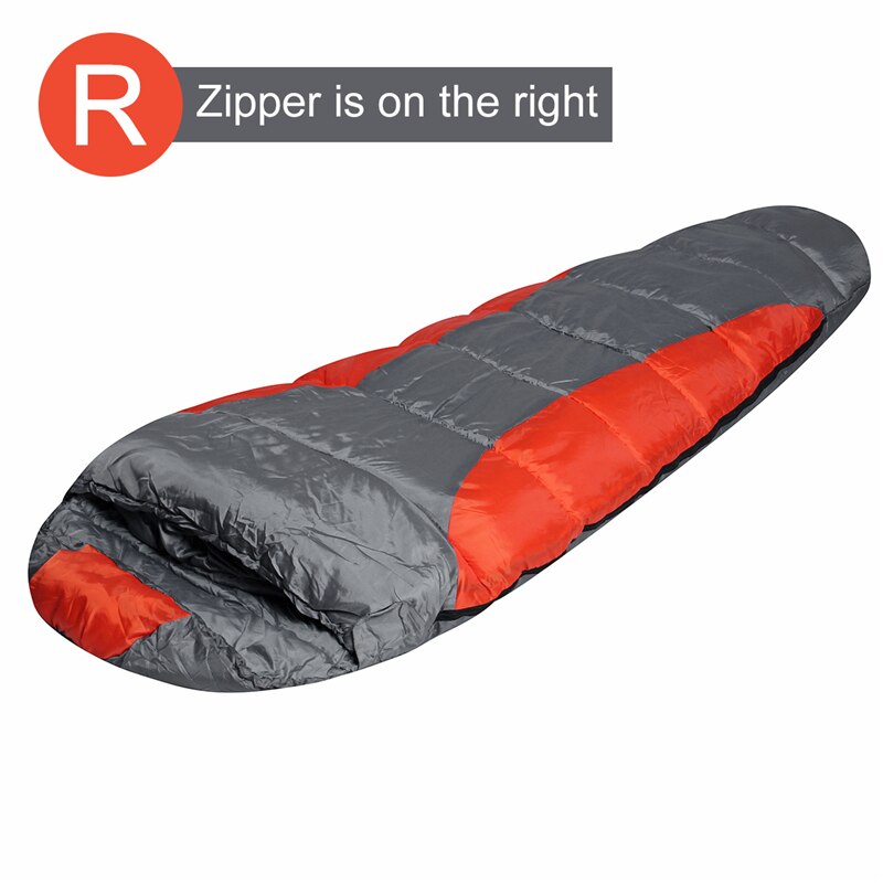 Vandtæt hængekøje sovepose udendørs camping rejse splejset enkelt person vinter varm kuvert sovepose med opbevaringspose: 4