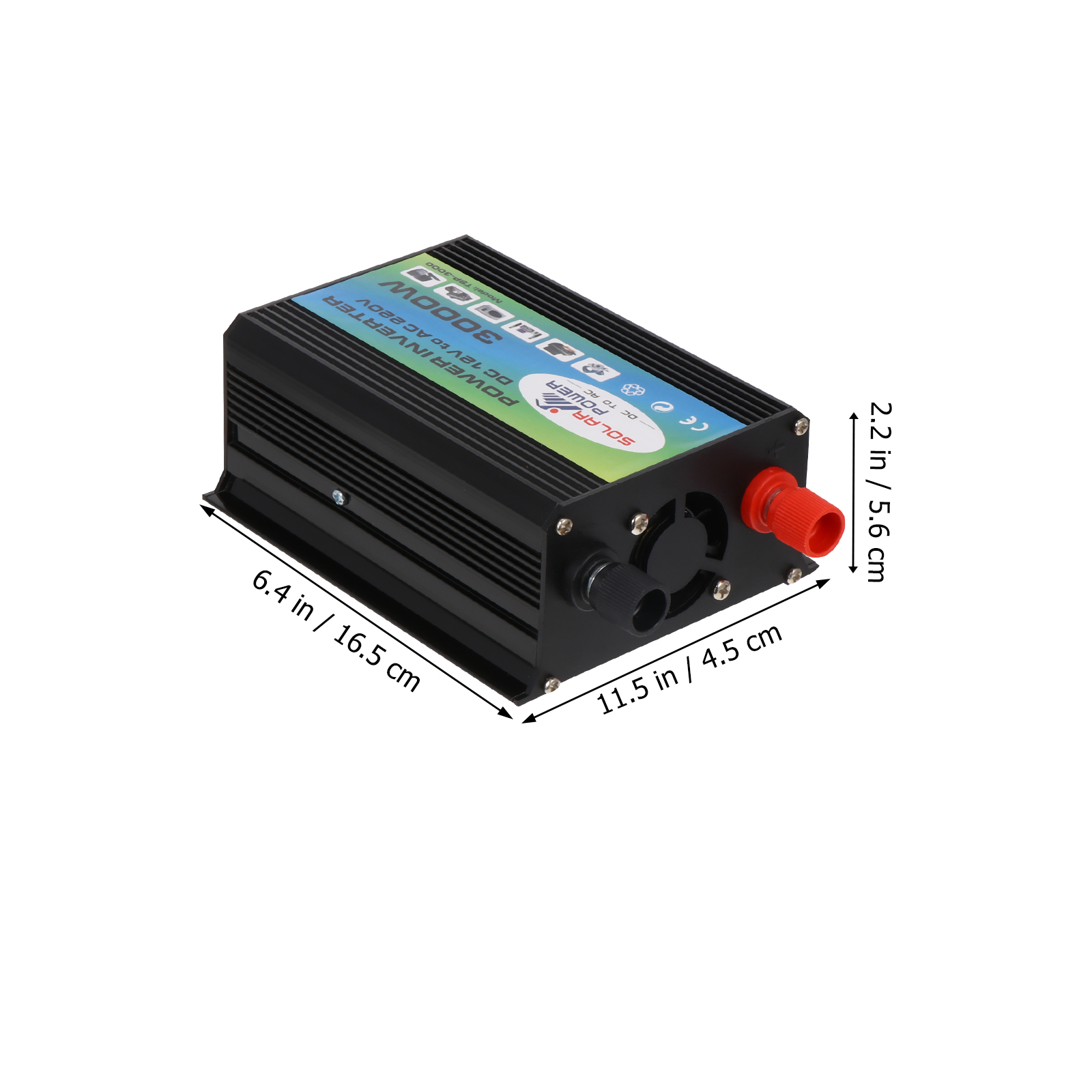 1 Set DC 12V zu AC 220V 300W Automobil Auto Konverter Inverter