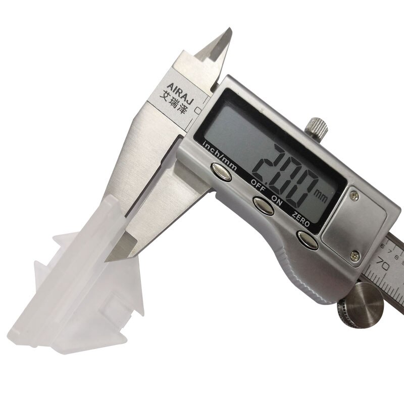 150pcs 2.0mm Outillage Plastique fou Creatif Transparent Kit