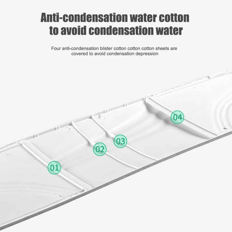 Air Conditioner Wind Deflector Telescopic Adjustable Angle Easy Installation Hogard