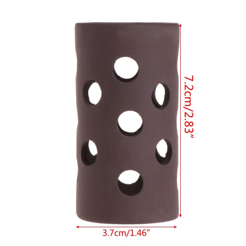 E8BD – Aquarium tubulaire d&#39;élevage, abri de grotte pour poissons, crevettes, frai, plante vivante: Cylindrical hole