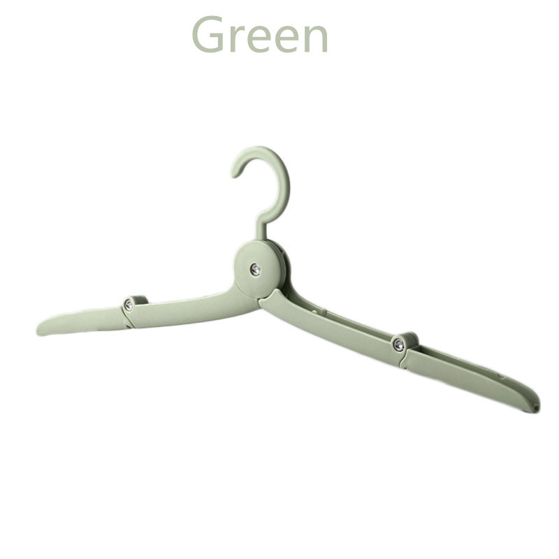 Magic 9-hole Support Circle Clothes Hanger Clothes Drying Rack Multifunction Plastic clothes rack Home Storage folding Hangers: green Style 2