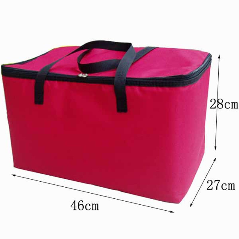 46x27x28cm 34L big size family outdoor food drink taking away container car load cooler bag