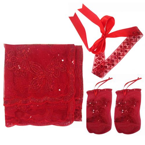 KINA GECESİ YÜZ ÖRTÜSÜ 3 LÜ SET