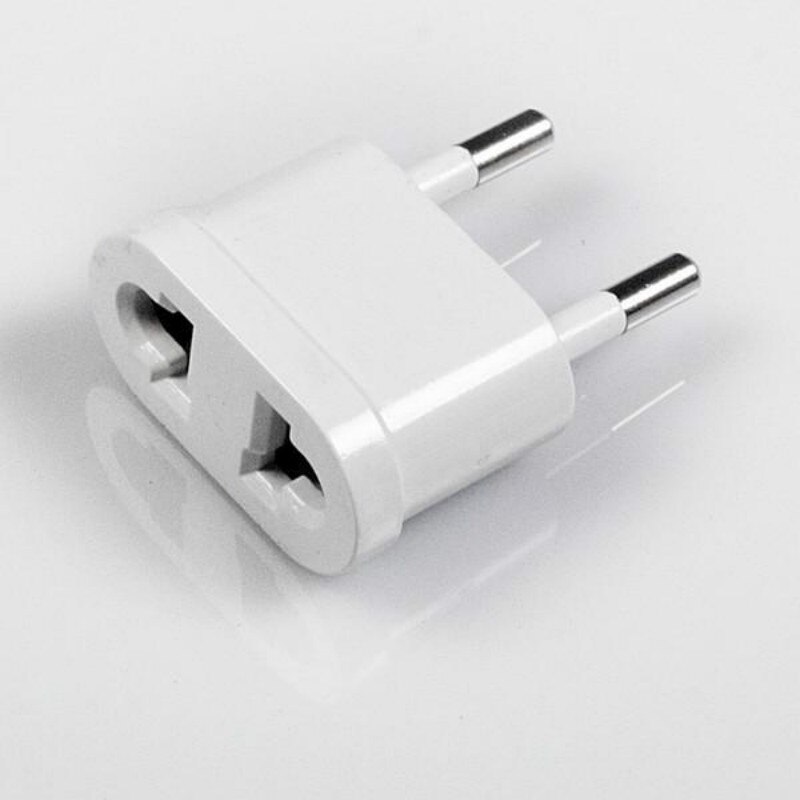 1 Stks/partij Ons (Usa) Naar Eu (Europa) Travel Power Plug Adapter Voor Vs Converter Wit