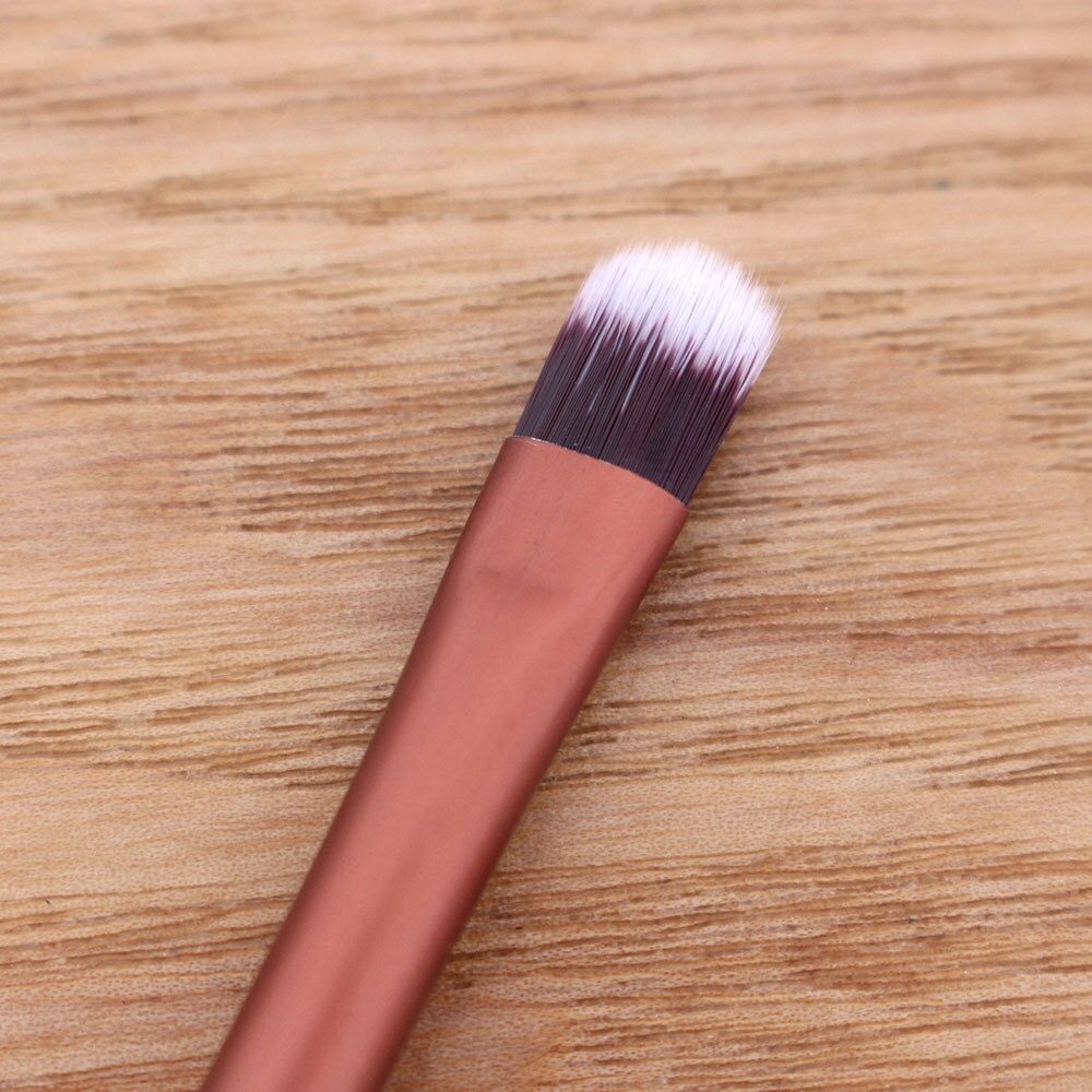 Dubbele Hoofd Cosmetica Make-Up Kwasten Wimpers Blush Elegante Gebleekte Mentale Oogschaduw Borstel Professionele Styling Tools