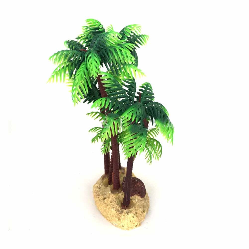 14cm Coconut Palm Tree Miniature Plant Bonsai Craft Micro Landscape DIY Decor