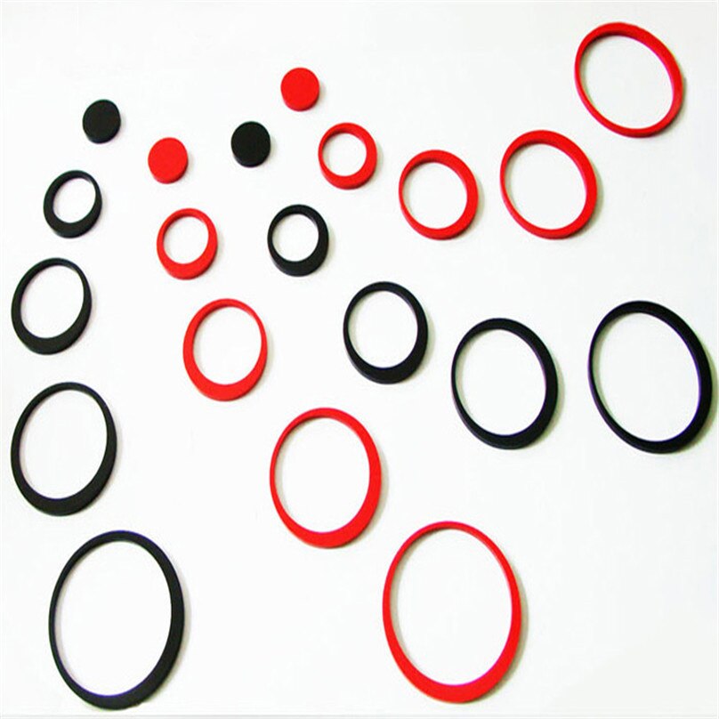Pegatinas de pared circulares de lunares acrílicos para niños, decoración de habitaciones de bebé, calcomanías de pared redondas para el hogar, Mural de arte autoadhesivo DIY, 5 uds./lote