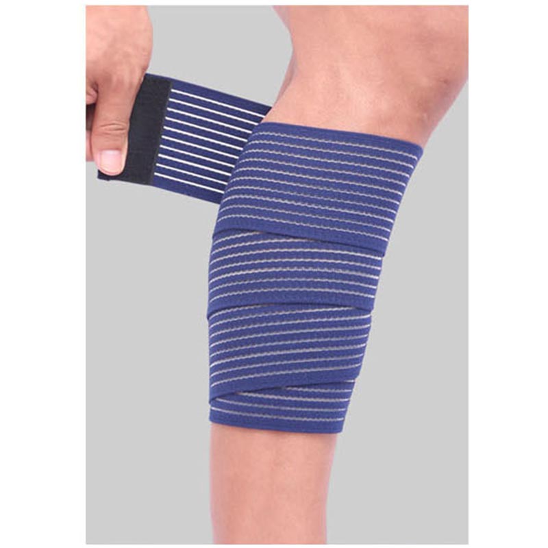 90 cm Fitness Sport Schienbein Schutz Unteren Bein Schutz Kalb Schaft Schutz Bandage Gürtel Band Kneepad Multi Zweck Für Männer frauen: blau