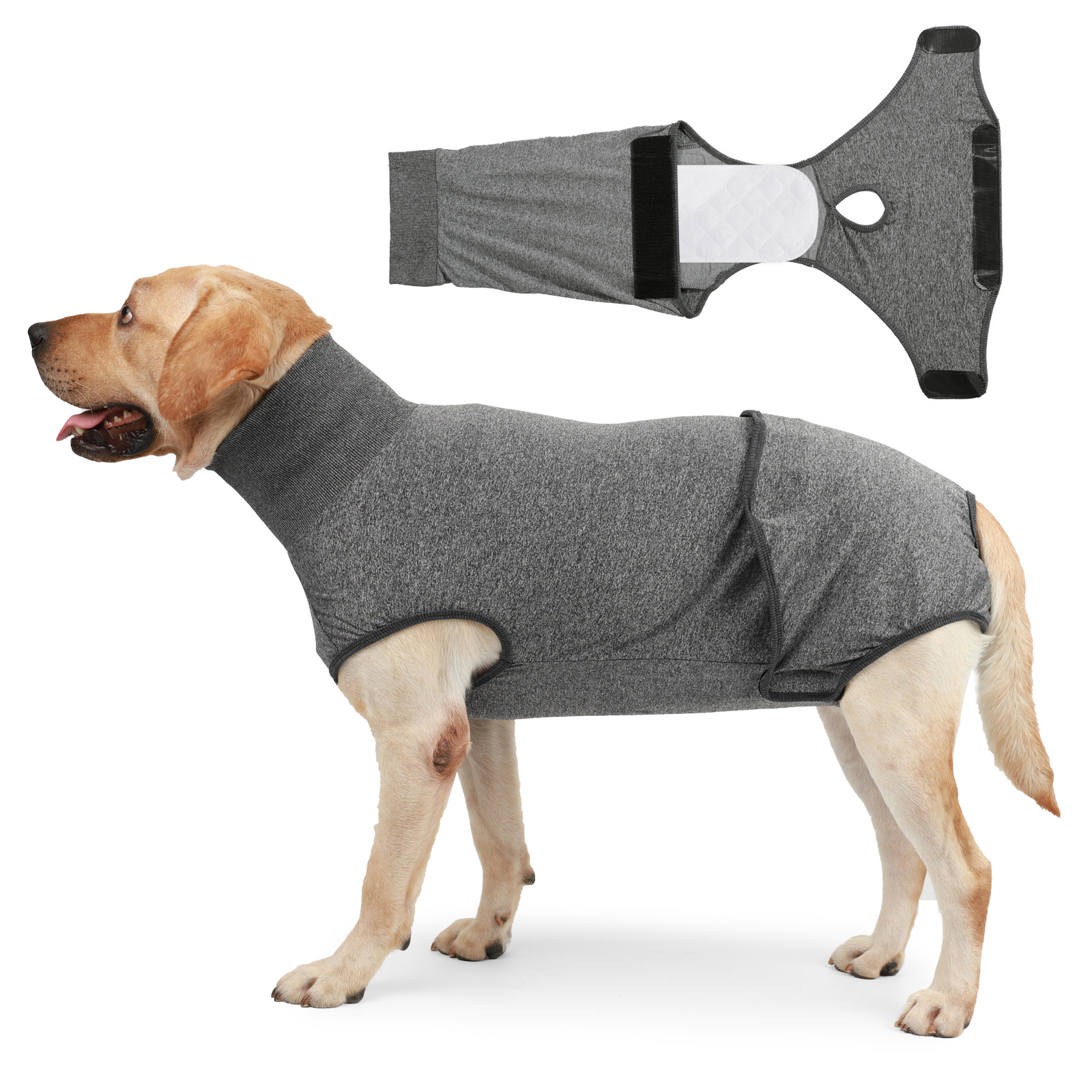 Recovery Suit For Dogs After Surgery Wear Prevent Licking Dog Surgery Recovery Suit With Washable Dog Diapers