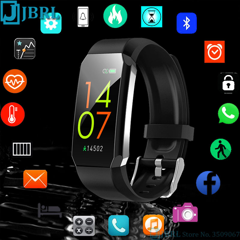 Smart Band Men Women Smart Bracelet Fitness Tracker For Android IOS Smartband Temperature Wristband Smart Wrist Band