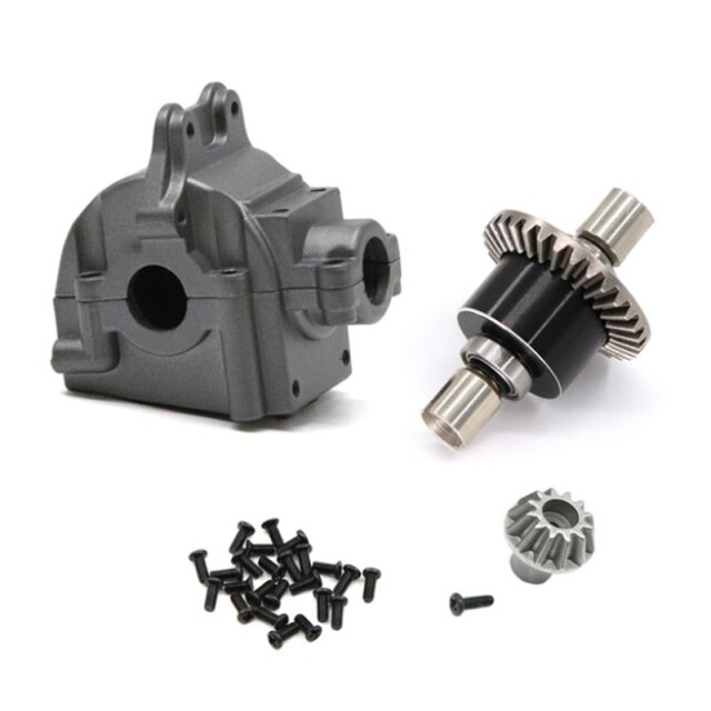 WL spielzeug 144001124019124018 RC Auto Upgrades Ersatz metall vorne und hinten getriebe gehäbenutzen und Differential setzt