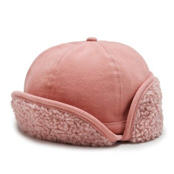 Novelty Winter Thermal Bomber Hats For Men Women ins Style Velvet Thicken Lamb Wool Biker Windproof Hat Earmuffs Cap Ski Cap: color-5