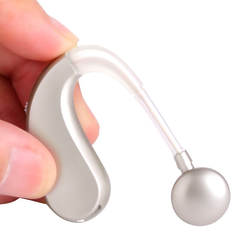 Digitalt usynligt høreapparat bag ørerne bærbar trådløs genopladelig øre lydforstærker