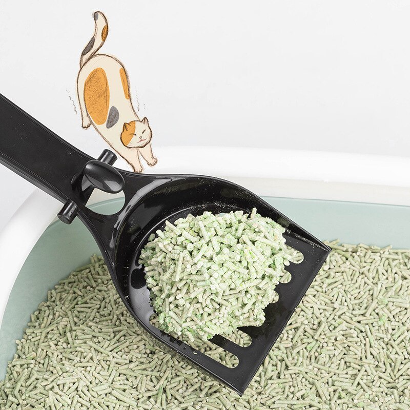 Cat Litter Scoop Set Terrarium Hook Pet Poo PP Shovel Cleaning Sifter