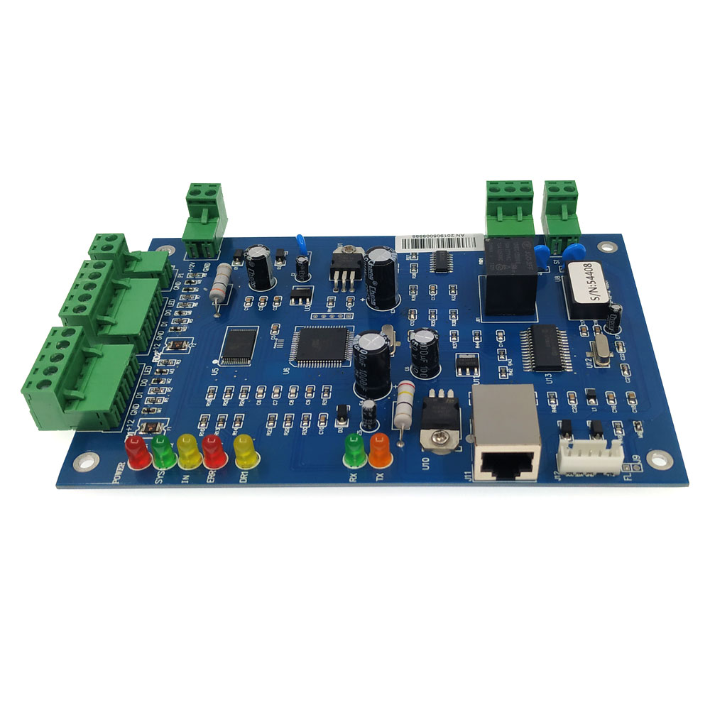 Wiegand controller,TCP IP einzel Tür Access Controller 20K Benutzer 100K Veranstaltungen, suport multi-zugang funktion, Feuer Alarm etc.sn:B01