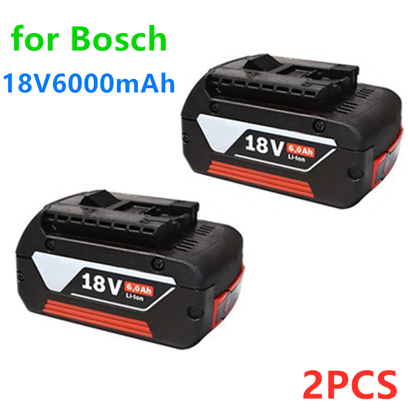 2022 18V 6Ah for Electric Drill Rechargeable Li-ion Battery BAT609, BAT609G, BAT618, BAT618G, BAT614 +Tax inclusive Express: 2PCS