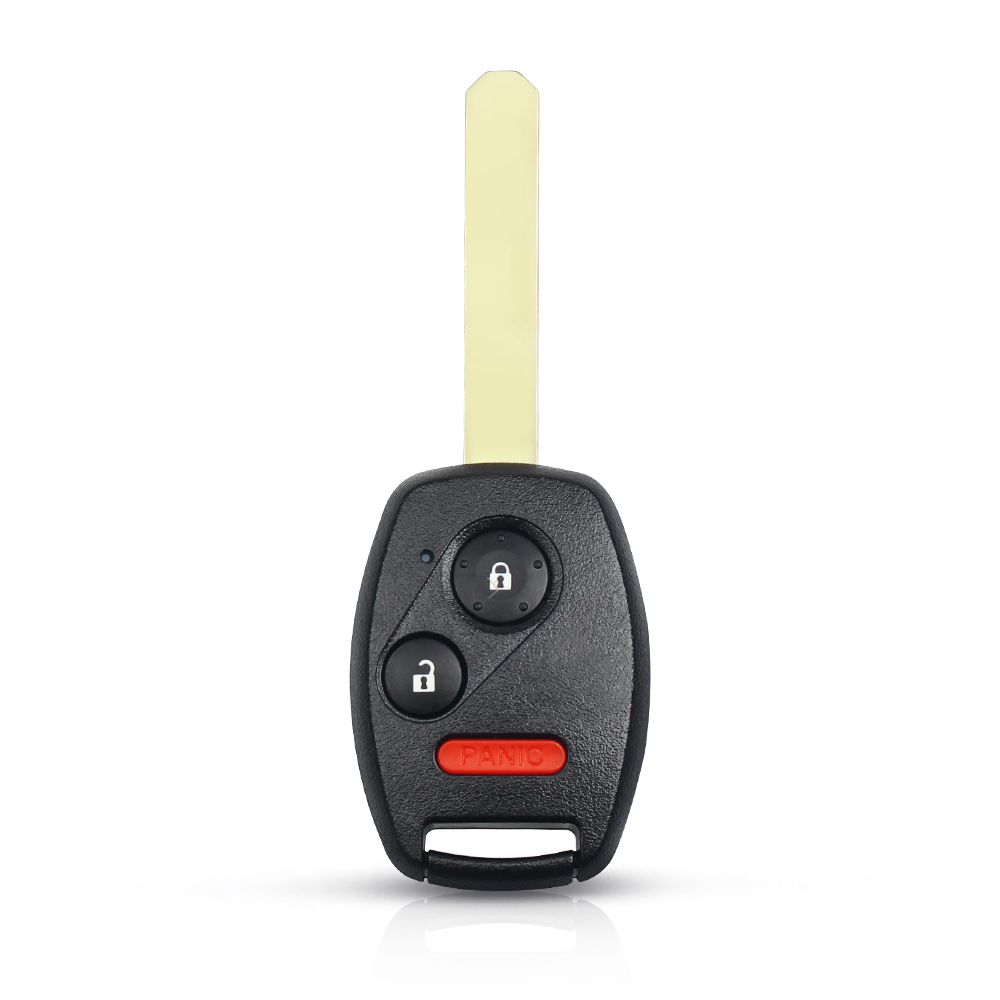 KEYYOU Replacement Remote Car Key Shell For Honda Accord Civic CRV Pilot Insight 2 2+1 3 3+1 4 Buttons Fob Auto Key Case Cover: Brown