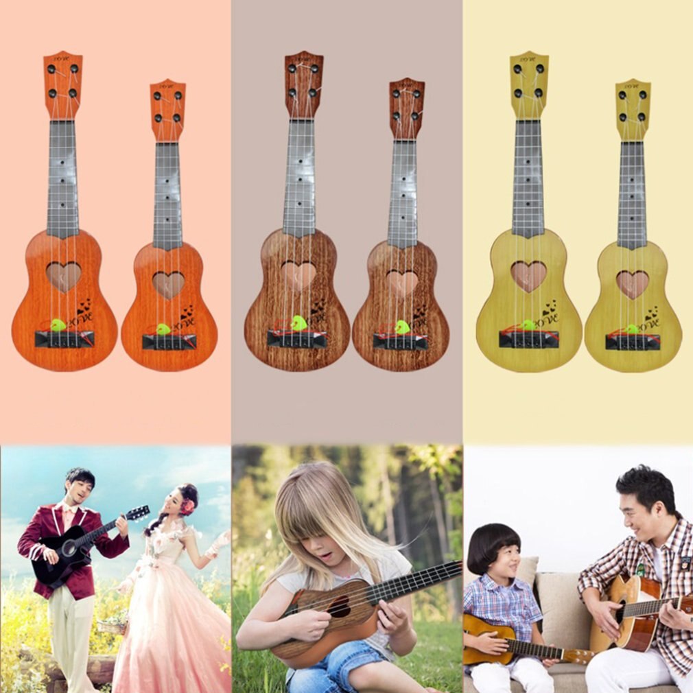 Kinderen Speelgoed Gitaar Beginner Klassieke Ukulele Gitaar Educatief Muziekinstrument Speelgoed Voor Kids Funny Snaarinstrument