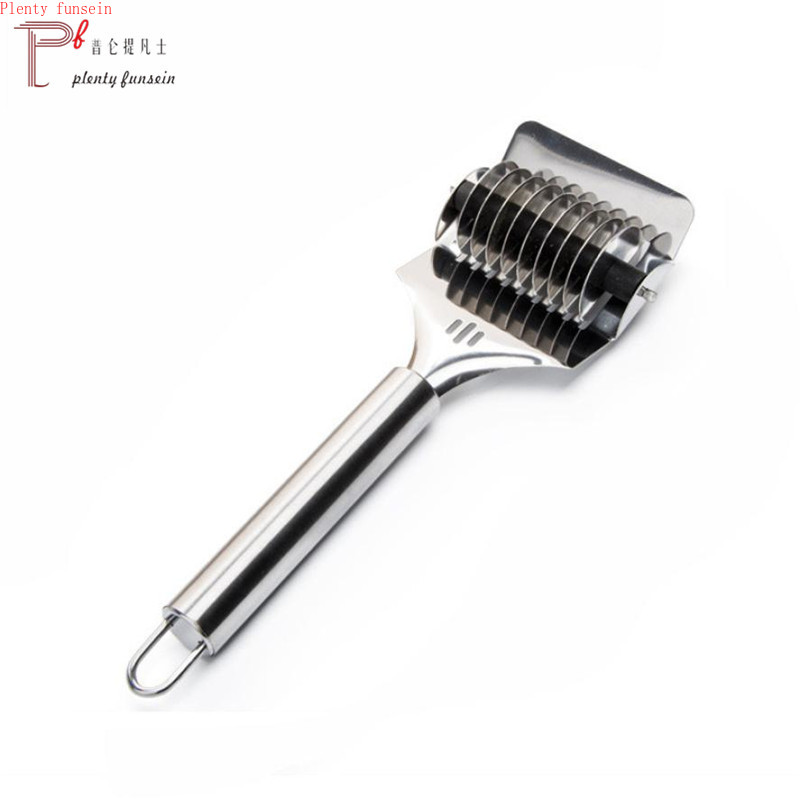 Outil de coupe de pâte en acier inoxydable | Spaghetti nouilles, rouleau de treillis, Docker outil de coupe de pâte, aide de cuisine, bricolage outils de coupe, serveur de pâtes 1 pièce