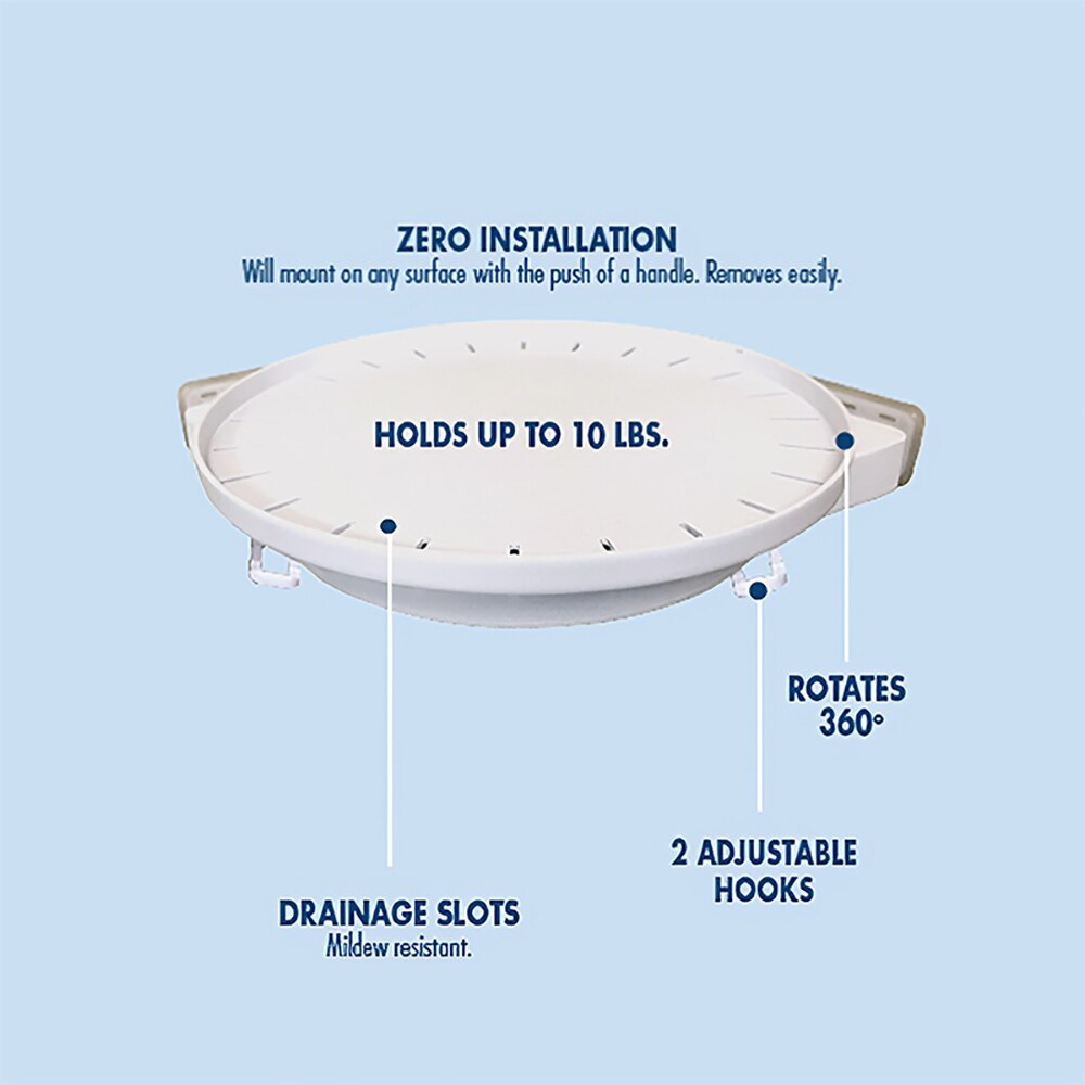 Bathroom 360 Degree Rotating Triangle Shelf Kitchen Toilet Shelf Corner Shelf Bathroom Storage Rack