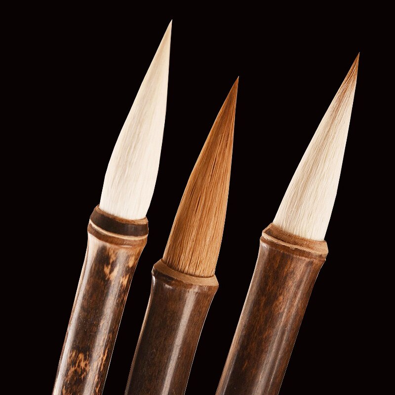 Calligraphy Painting Brush Pen Set Medium Regular Running Script Writing Calligraphie Brush Tinta China Landscape Painting Brush