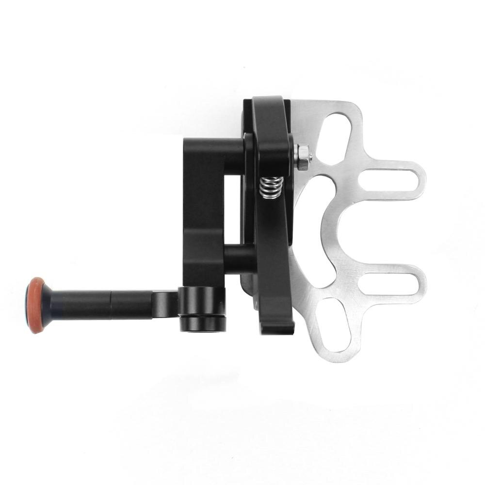 Adjustable Shutter Trigger Extension Rod Diving Camera Stand Mount Adapter DSLR SLR Underwater Tray Waterproof Housing Case Part: Black