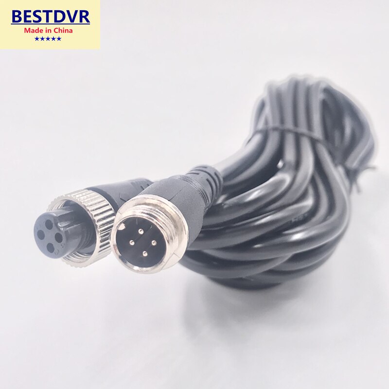 Concrete mixer truck mdvr power supply video power cord Vehicle aviation connector extension cables Singapore 8 10m copper wire
