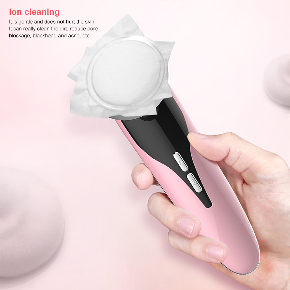 Washing Instrument Electric Iron Facial Washing Tightening Spa Facial Cleanser Remover Device Beauty Massager ultrasonic beauty