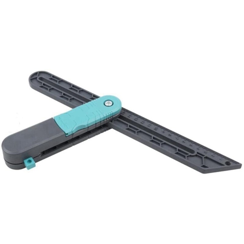 Lock Angle Measure Tool Wooden Marking Gauge Protractor Adjustable Angle Measuring Ruler for Carpenter