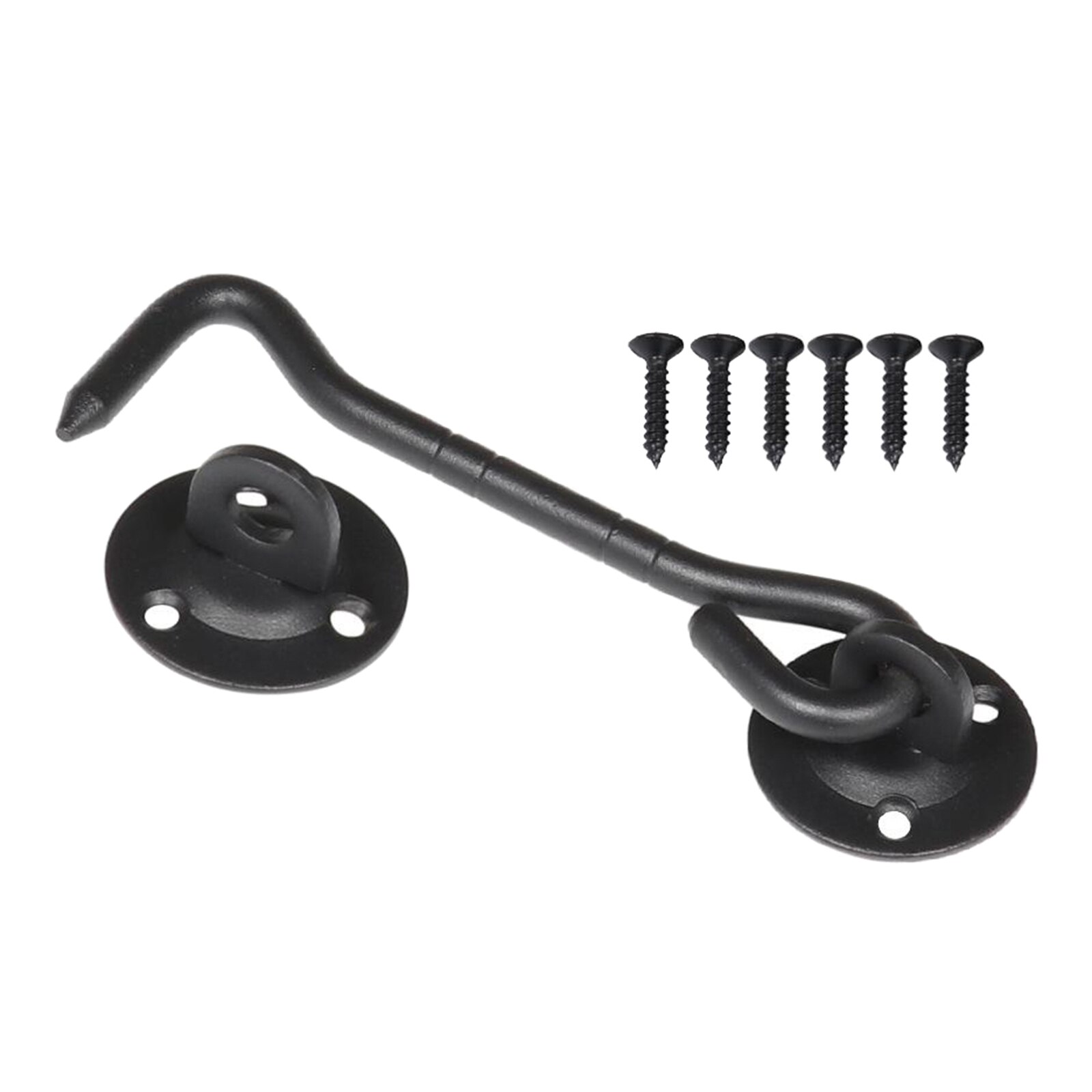 Slide Barn Door Lock Eye Latch Privacy Hook for Garage Swivel Window Shed Home Rustic