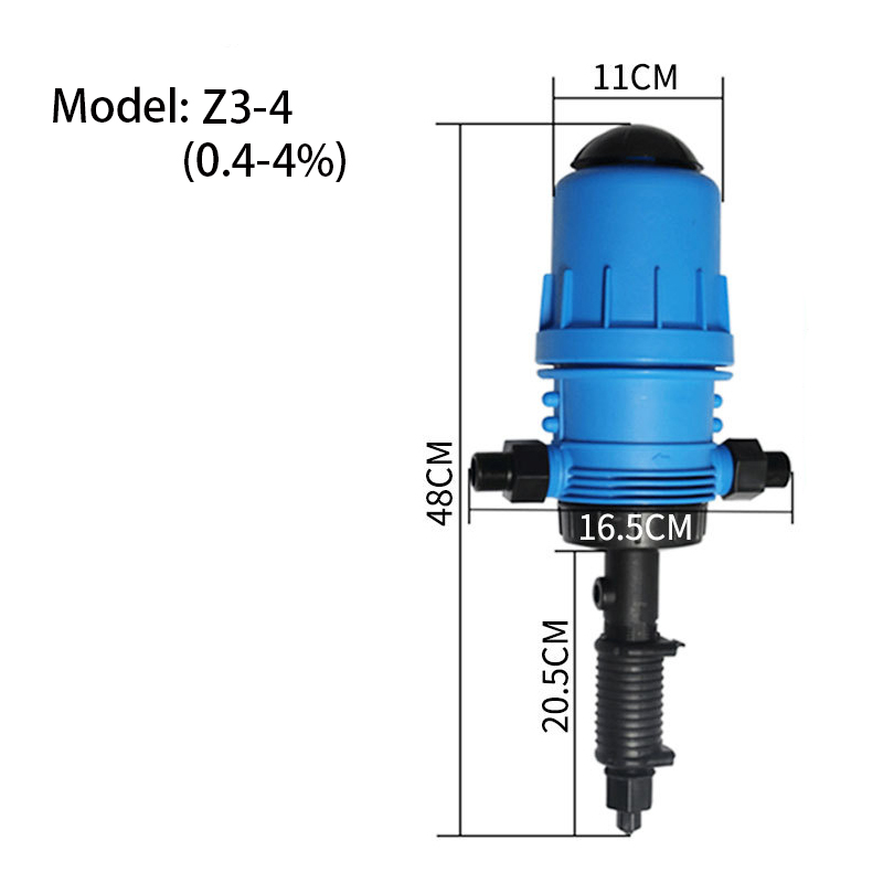 Fertilizer Pump Water Powered Dosing Pump Mix Chemical Injector Proportioning Dispenser Liquid Mixer Livestock Fertilizer