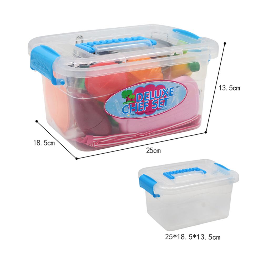 25Pcs Stainless Steel Kids House Kitchen Cooking Cookware Children Pretend Play Kitchen Playset Baking Clothes Apron